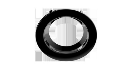 LED Slim Micro Disk Trim Ring 4IN Black Replacement
