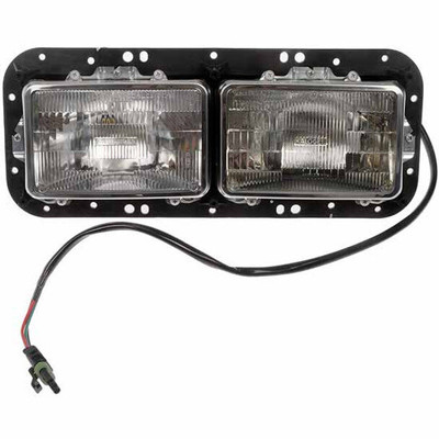 CLASSIC 120 YEAR 1990 DRIVER SIDE DUAL RECTANGULAR HEADLIGHT ASSEMBLY