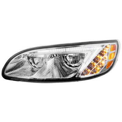 Chrome LED Headlight Passenger Side Replacement