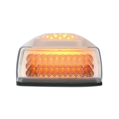 Amber LED Clear Lens Spyder Series Turn Signal Light For Peterbilt 378 and 379 Replacement