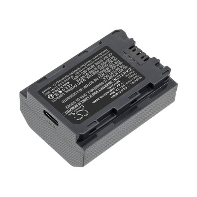 Camera Battery 2600mAh 7.4V Black 19.24Wh Li-ion Replacement