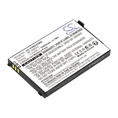 BabyPhone Battery 1Ah 3.7V Black 3.7Wh Li-ion Replacement