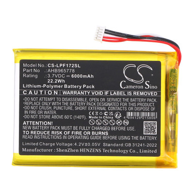 LF1726FHD BABY MONITOR BATTERY