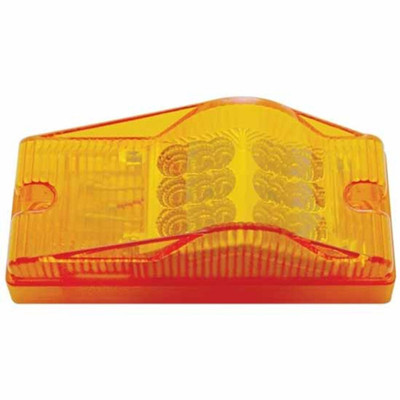 18 Diode Amber LED Marker Park And Turn Signal Light with Amber Lens And Built In Reflector Replacement