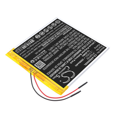 Tablet Battery 3.5Ah 3.7V Black 12.95Wh Li-Polymer Replacement