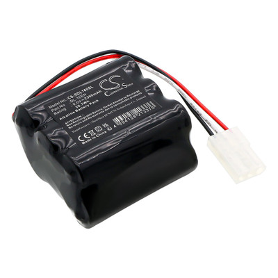 Door Lock Battery 2.3Ah 9V Black 20.7Wh Alkaline Replacement