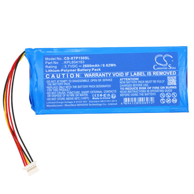 Diagnostic Scanner Battery 2.6Ah 3.7V Blue 9.62Wh Li-Polymer Replacement