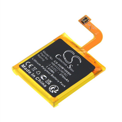 Smartwatch Battery 0.27Ah 3.8V Black 1.03Wh Li-Polymer Replacement