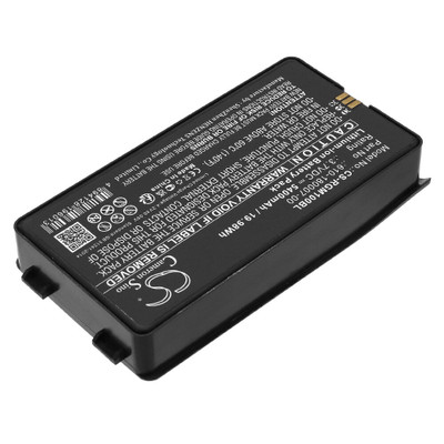 Barcode Scanner Battery 5.4V 3.7Ah Black 19.98Wh Li-ion Replacement
