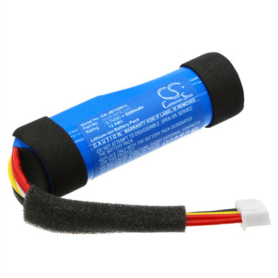 Speaker Battery 3.35V 3.7Ah Blue 12.4Wh Li-ion Replacement