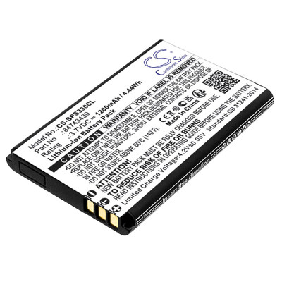 Cordless Phone Battery 1.2V 3.7Ah Black 4.44Wh Li-ion Replacement