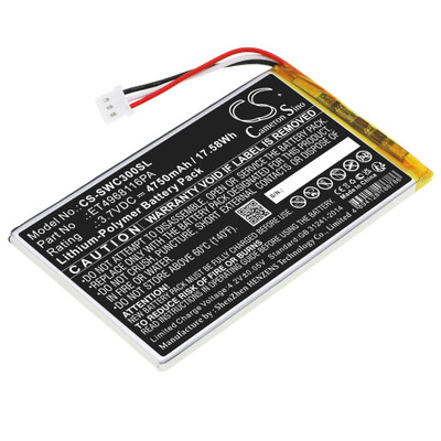 GPS, Navigator Battery 4.75Ah 3.7V Black 17.58Wh Li-Polymer Replacement