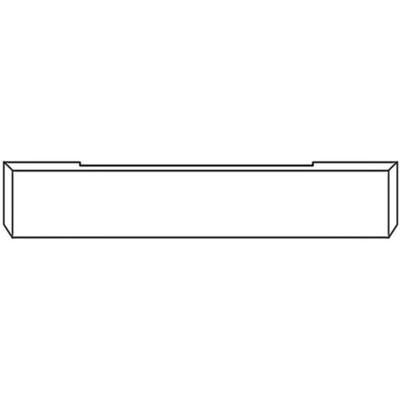 20 Inch Chrome Texas Boxed End Bumper with Step Fog Light Holes For Kenworth W900B W900L Replacement