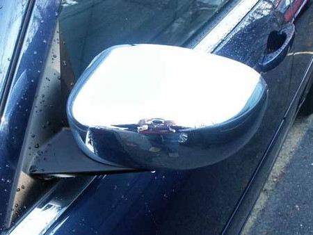 Chrome Plated ABS plastic Mirror Cover 2Pc For non-painted mirror Replacement