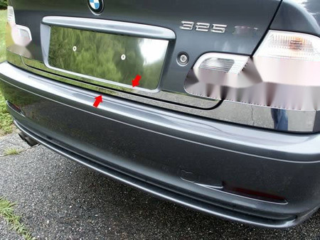 Stainless Steel Rear Deck Accent 2Pc 2-door 325Ci coupe For BMW 3 Series 01-05 Replacement