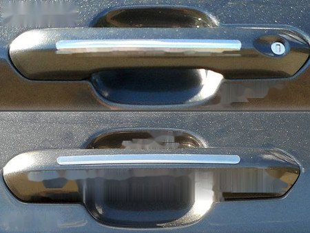 Stainless Steel Door Handle Accent 4Pc 4-door SUV For Ford Explorer 20-25 Replacement