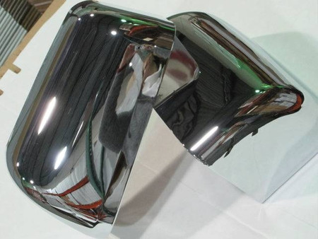 Chrome Plated ABS plastic Mirror Cover 2Pc 08-16 Ford F-250 Super Duty 08-16 Ford F-350 Super Duty Replacement