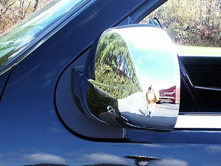 Chrome ABS plastic Mirror Cover 2Pc 4-door SUV Full Replacement