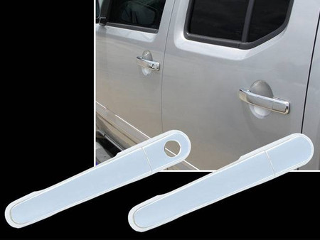 Chrome ABS plastic Door Handle Cover 8Pc 4-door Pickup Truck Crew Cab Replacement