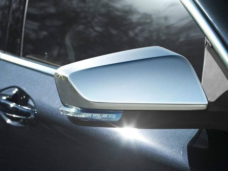 Chrome ABS plastic Mirror Cover 2Pc 4-door Sedan Does not fit the Limited Snap on replacement set Replacement