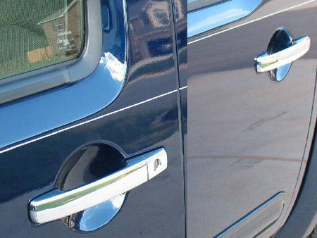 Chrome ABS Handle Covers 4Pc 2-door Pickup Truck King Cab Replacement