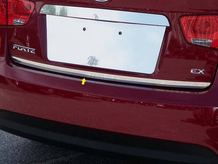 Stainless Steel Rear Deck Accent 1Pc 4-door Sedan For Kia Forte 10-13 Replacement
