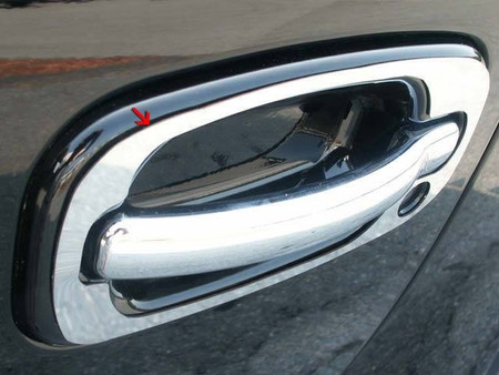 Chrome ABS Door Handle Cover 4Pc 4-door SUV For Cadillac Escalade 02-06 Replacement