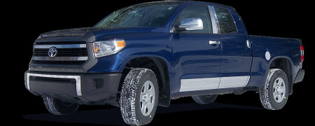 Stainless Steel Grille Accent 1Pc 2-door 4-door Pickup Truck For Toyota Tundra 10-13 Replacement