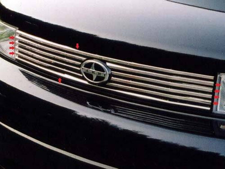 Stainless Steel Grille Accent 10Pc 4-door Hatchback For Scion xB 04-06 Replacement