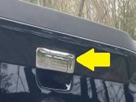 Chrome ABS Tailgate Handle Cover 2Pc 4-door Pickup Truck Super Crew For Ford Ranger 19-23 Replacement