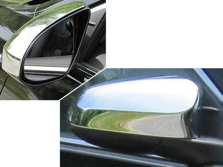Chrome ABS plastic Mirror Cover 2Pc 4-door Sedan For Toyota Camry 12-14 Replacement