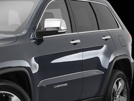 Chrome ABS Door Handle Cover 8Pc 4-door SUV For Jeep Grand Cherokee 11-20 Replacement
