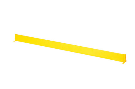 Steel Square Safety Handrail Toe Board 68.625 In. x 3.875 In. x 4 In. Yellow Replacement