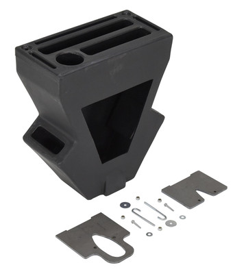 Recycled Plastic Crown Pallet Truck Caddy 7.75 In. x 16.25 In. x 18.625 In. Black Replacement