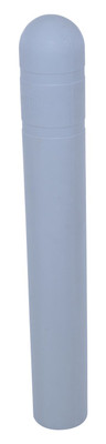 Low Density Polyethylene Bollard Post Cover 7.125 In. x 7.375 In. x 52 In. Gray Replacement