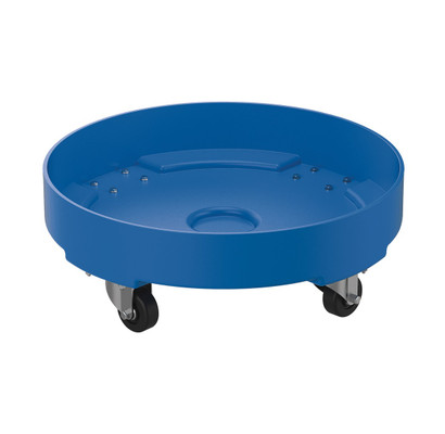 Polyethylene Light Duty Drum Dolly 30 Gallon 19.75 In. x 19.75 In. x 8.4375 In. 300 Lb. Cap Blue Replacement