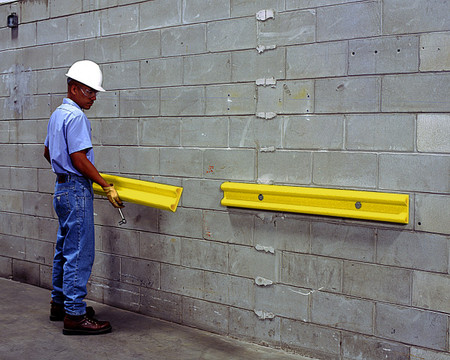 Polyethylene Wall Protector 48 In. Length Yellow Replacement