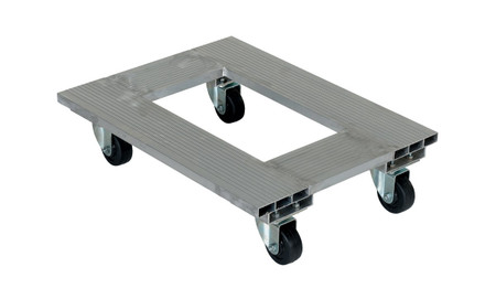 Aluminum Channel Dolly 18 In. x 24 In. 900 Lb. Capacity Silver Replacement