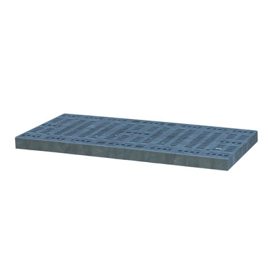 Heavy Density Polyethylene Add-A-Level Base 48 In. x 24 In. x 2.875 In. 250 Lb. Capacity Black Replacement
