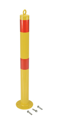 Steel Fixed Height Bollard 3 In. x 3 In. x 35.5 In. Yellow Replacement