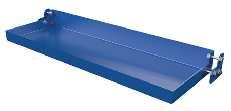 Steel Ladder Tool Tray 30.25 In. Width Blue Replacement