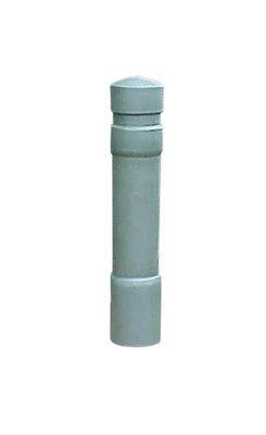 Polyethylene Arch Bollard Cover 7 In. x 7 In. x 52 In. Gray Replacement