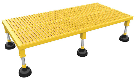 PORTABLE ADJ STAND 24X48 LOW SERRATED Replacement