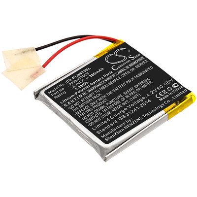 3.7V 360MAH 1.33WH BLACK 31.94 X 29.60 X 4.54MM Replacement