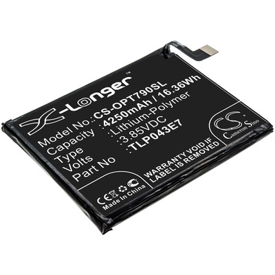 3.85V 4250MAH 16.36WH BLACK 78.54 X 63.00 X 4.95MM Replacement