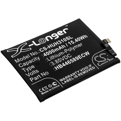 3.85V 4000MAH 15.40WH BLACK 86.90 X 63.85 X 4.18MM Replacement