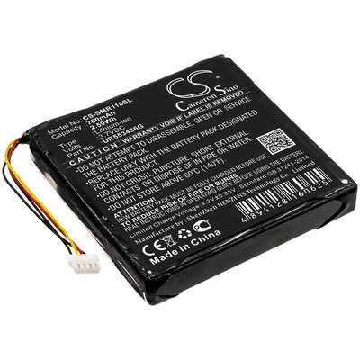 3.7V 700MAH 2.59WH BLACK 36.92 X 36.50 X 5.75MM Replacement