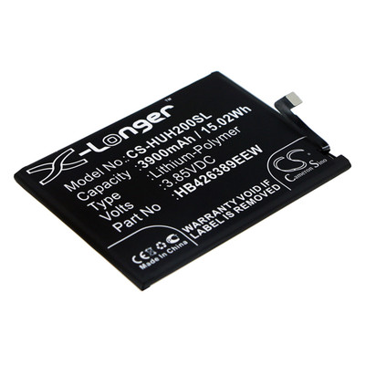 3.85V 3900MAH 15.02WH BLACK 86.00 X 63.05 X 3.90MM Replacement
