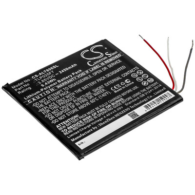3.85V 2450MAH 9.43WH BLACK 75.84 X 70.00 X 3.10MM Replacement