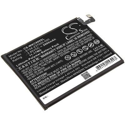 3.85V 2900MAH 11.17WH BLACK 77.78 X 62.76 X 3.70MM Replacement